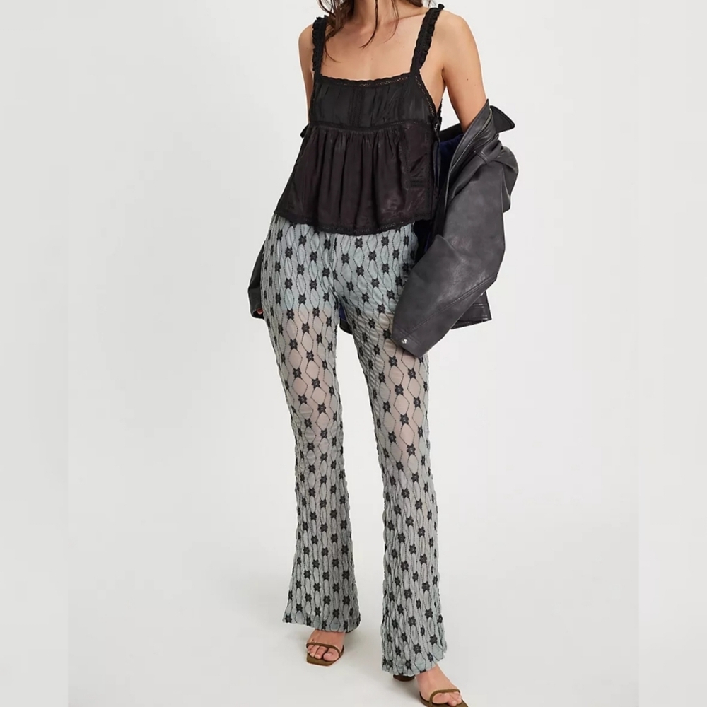 Free People Margot Lace Flare Pants